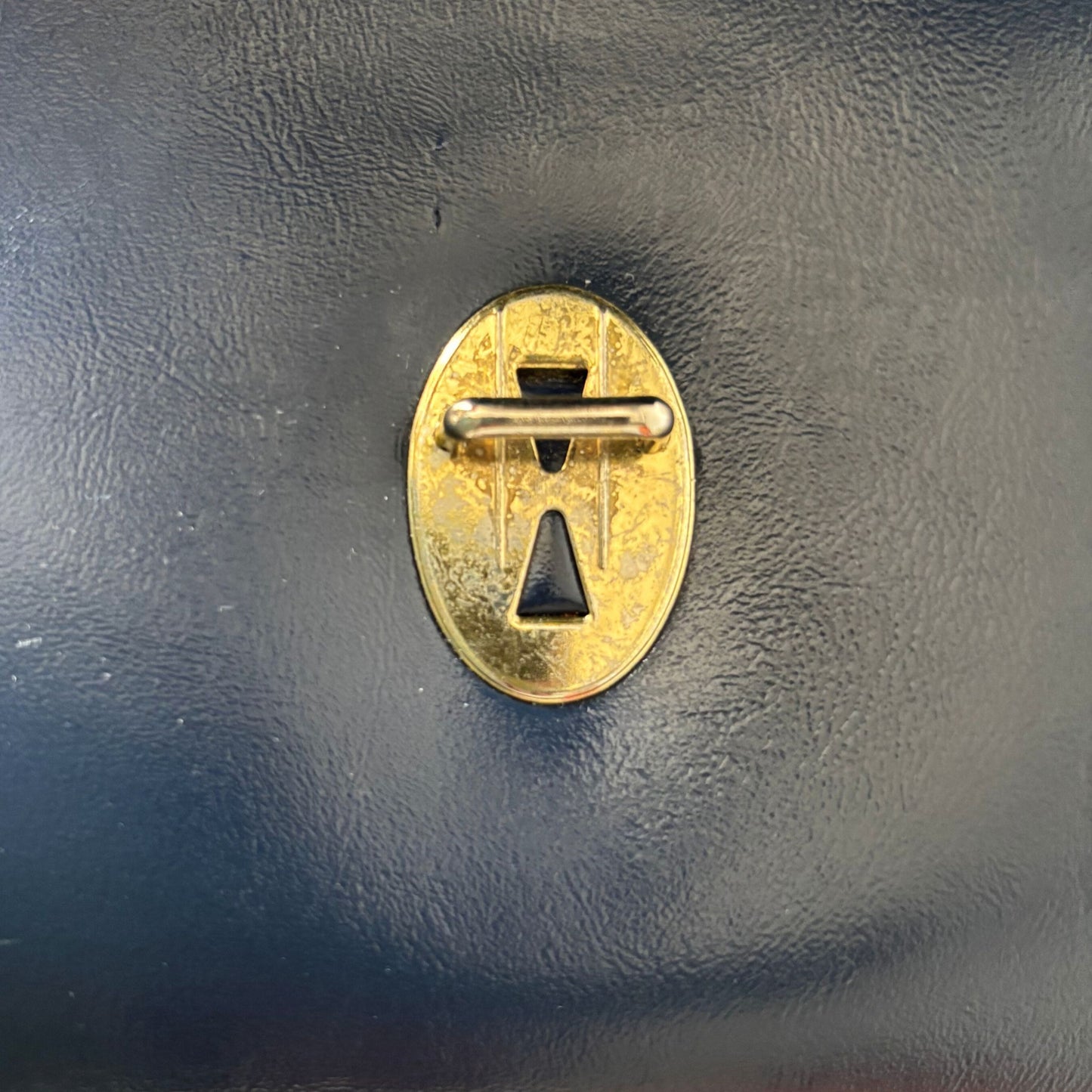 60s Navy Blue Mod Style Vintage St. Michael Shoulder Bag