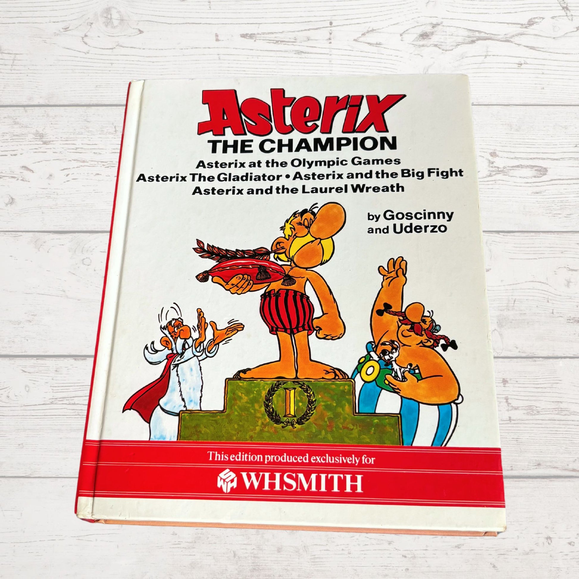 Asterix hard back vintage book - 4 stories