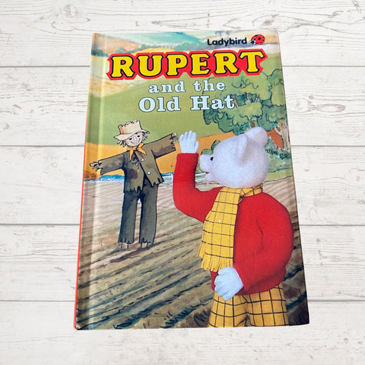 Rupert and the Old Hat. Rupert Bear Story.Vintage ladybird book. Great gift idea