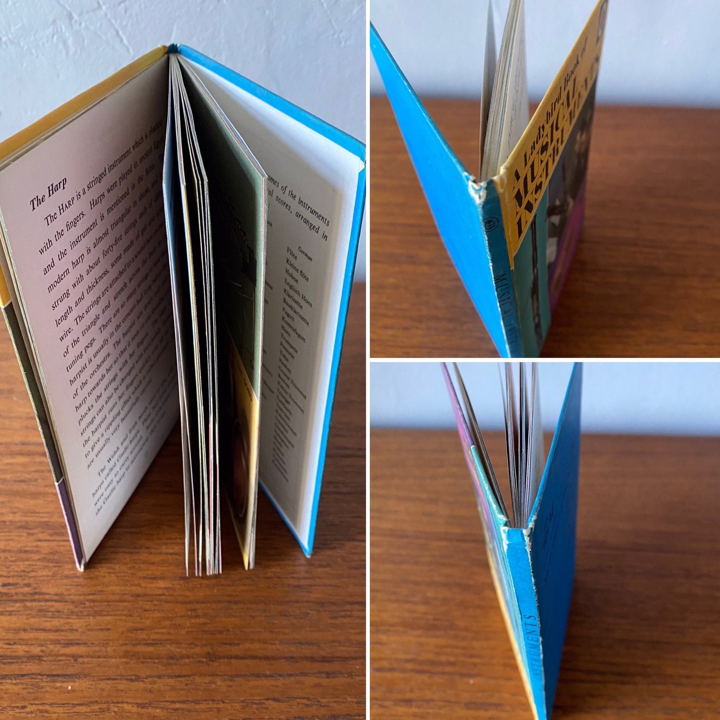 Vintage 1970s ladybird book, A ladybird book of Musical Instruments. Series 662