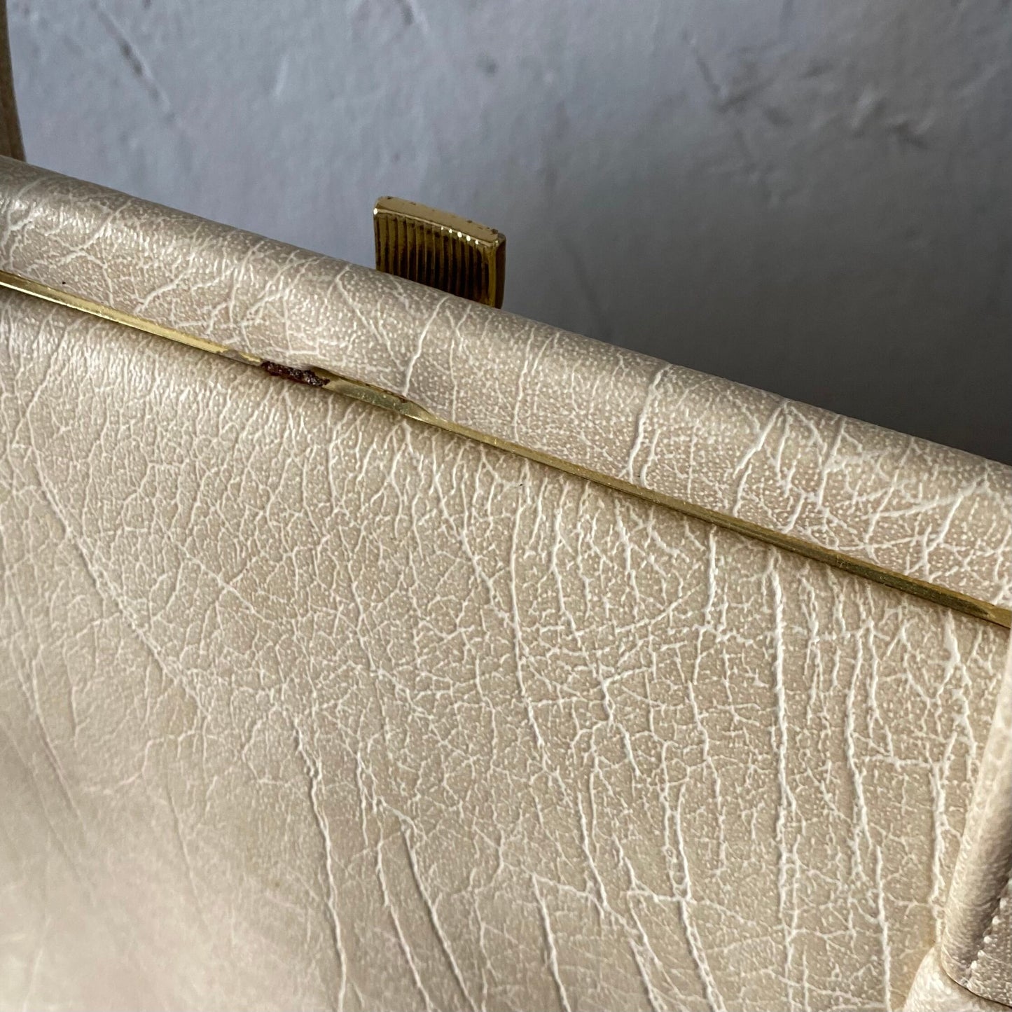 60s cream top handled Kelly handbag by Elbief, England. Great gift idea