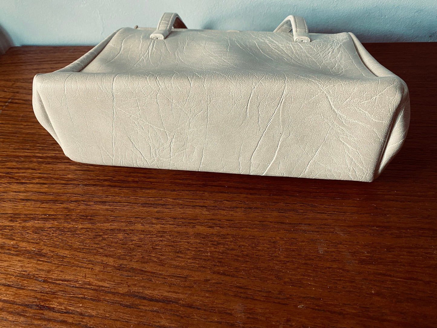 60s cream top handled Kelly handbag by Elbief, England. Great gift idea