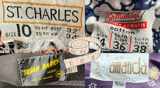 Leave those labels behind … a chat about vintage sizing !