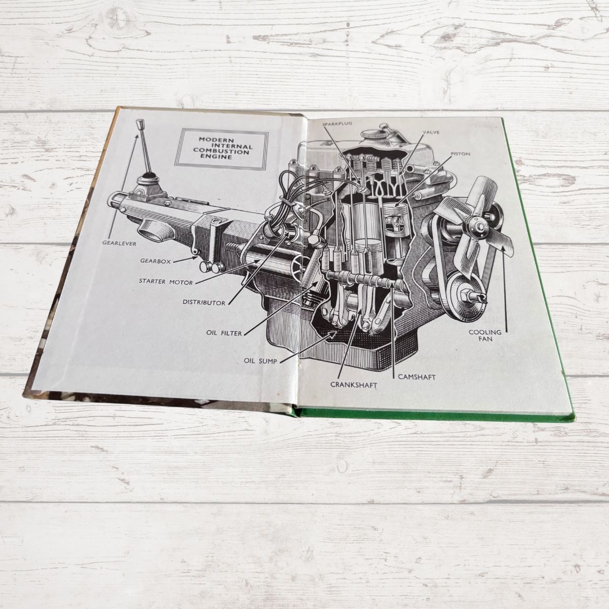 Vintage 1960s ladybird book, The Story of the Motor Car. A Ladybird Achievements Book. Series 601
