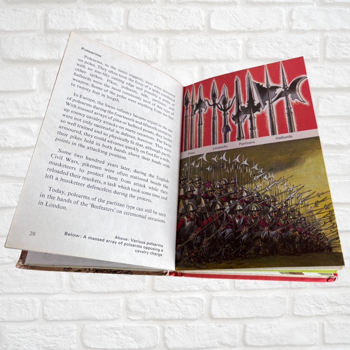 Vintage 1970s Ladybird book. The Story of Arms and Armour. Series 601