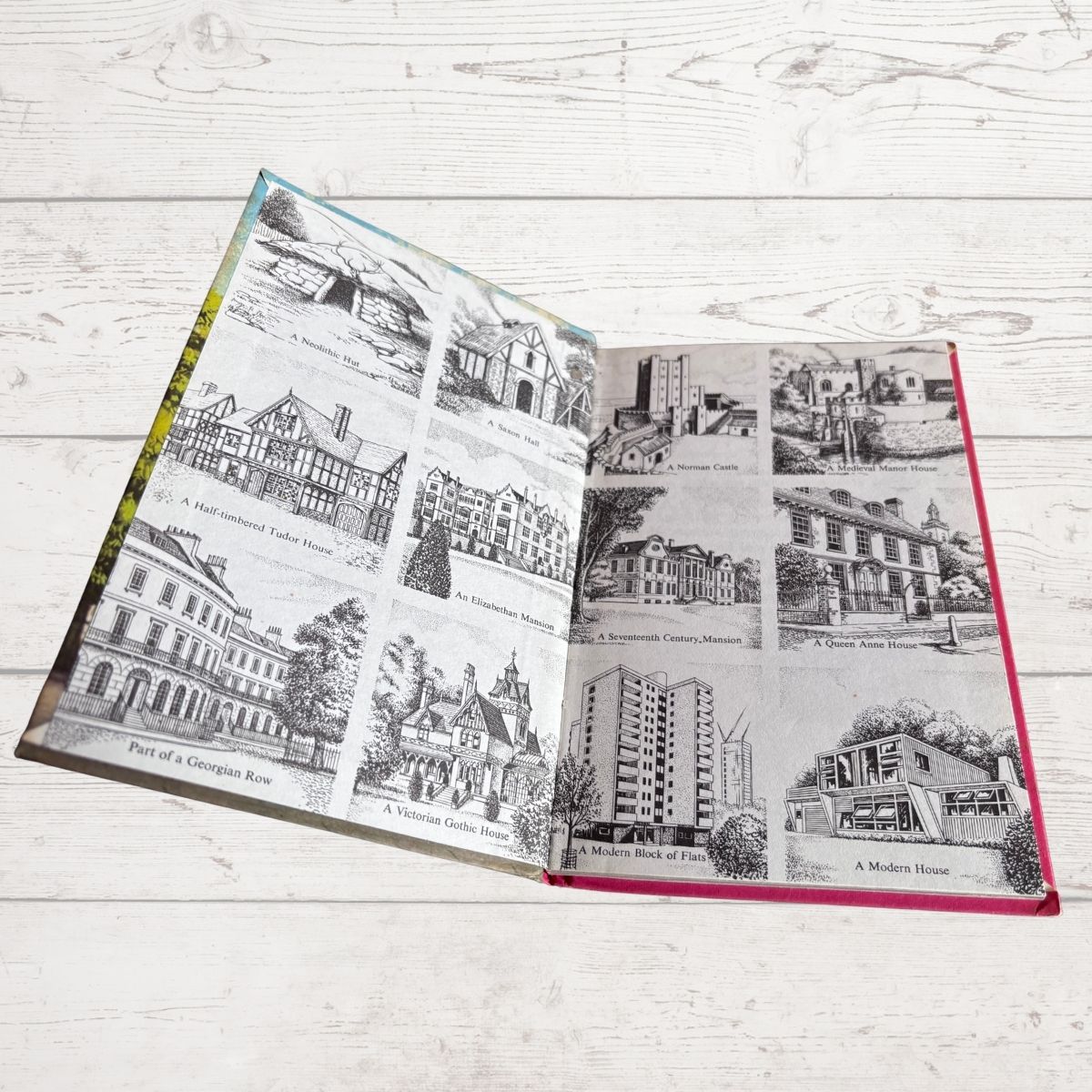 Vintage 1970s Ladybird Achievement’s Book .The Story of Houses and Homes. Series 601.