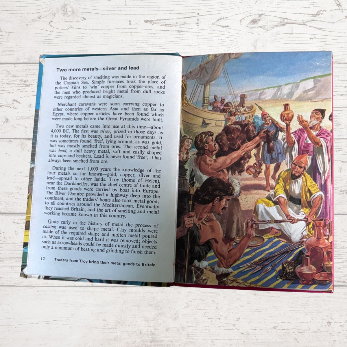 Vintage 1970s Ladybird Achievement’s Book .The Story of Metals.Series 601