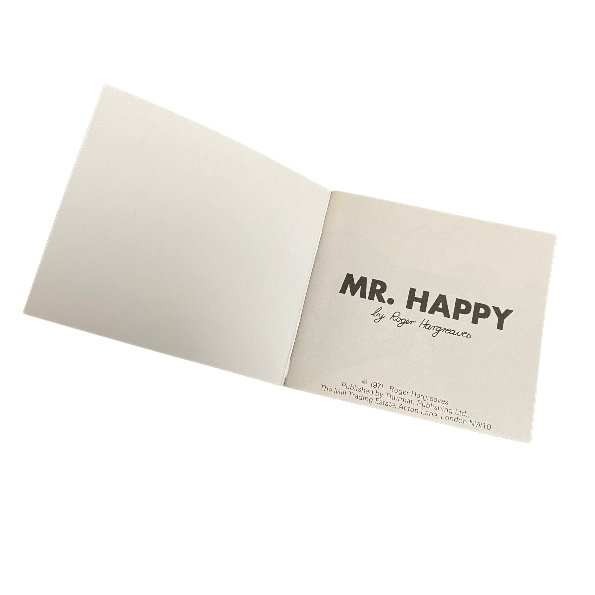 Classic Mr. Men Book -   Mr Happy      - 1970s Edition
