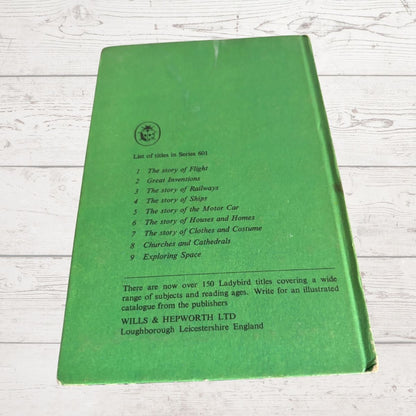 Vintage 1960s ladybird book, The Story of the Motor Car. A Ladybird Achievements Book. Series 601