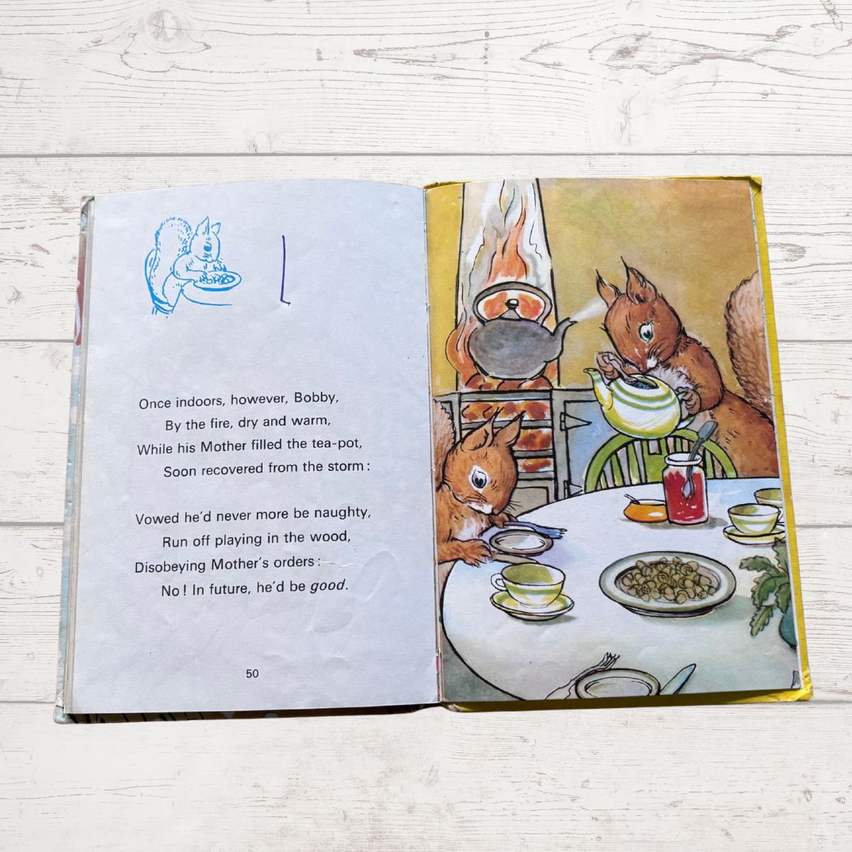 Bob Bushtail’s Adventures. A Ladybird Book. Vintage 1970s hardback book. Series 401