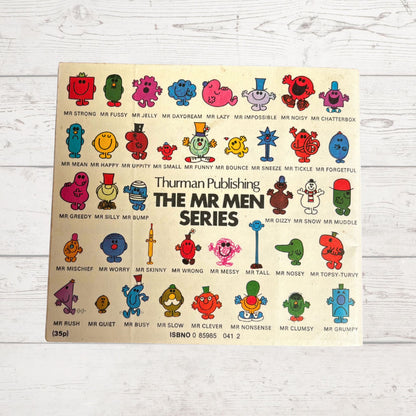 Original 1970s Mr Men Book, Mr Jelly by Roger Hargreaves. 1976. Great gift idea
