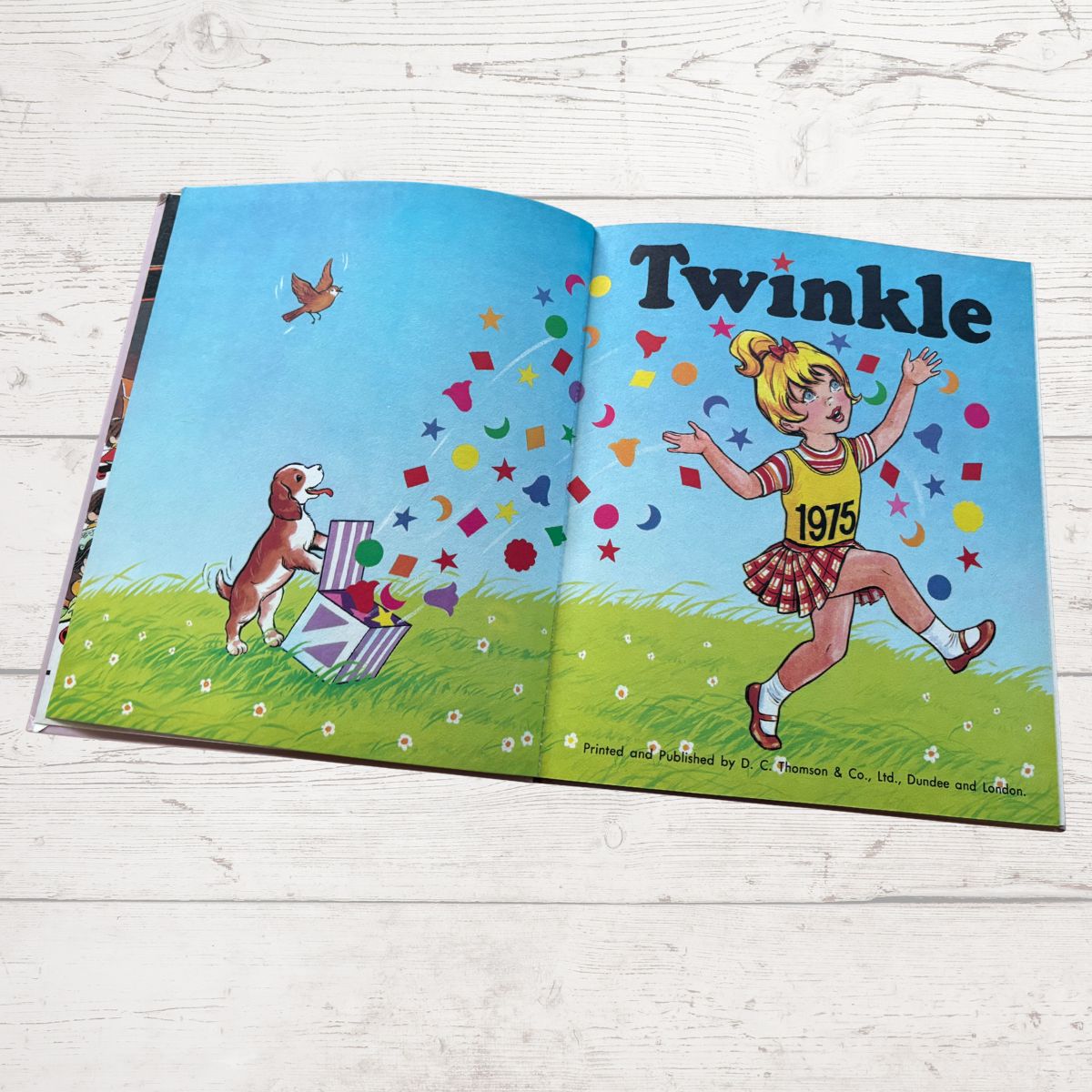 Vintage Twinkle Annual 1975,  full of fun stories, rhymes, puzzles  and nostalgia. Great gift idea