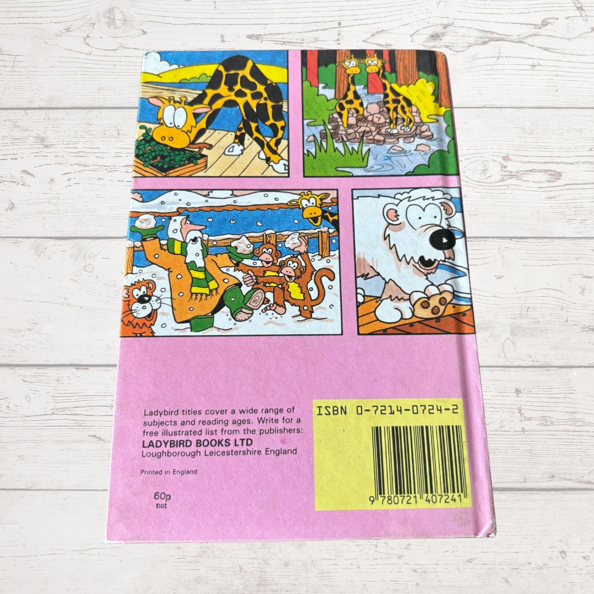 Mr. Noah’s Animals. The Giraffes and The Polar Bears. 1980s Vintage Ladybird Book. Series 815