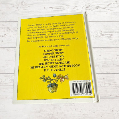 Brambly Hedge, Autumn Story  by Jill Barklem. 1995 edition. Vintage  children’s hardback picture book. Great gift idea