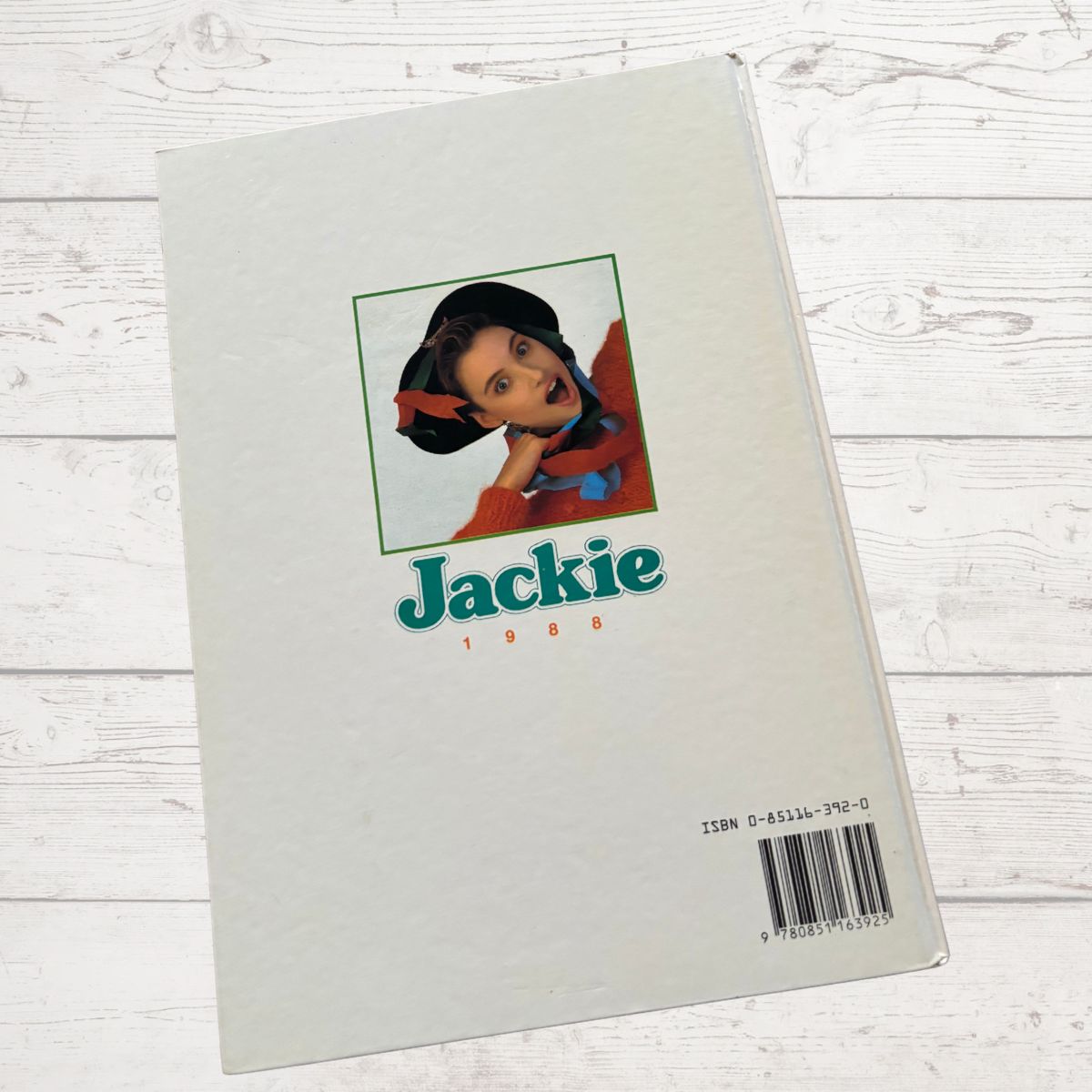 Jackie 1988 Vintage Annual on a white background 