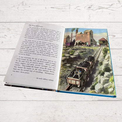 Vintage 1970s Ladybird book. The Story of Railways. A Ladybird Achievements Book. Series 601