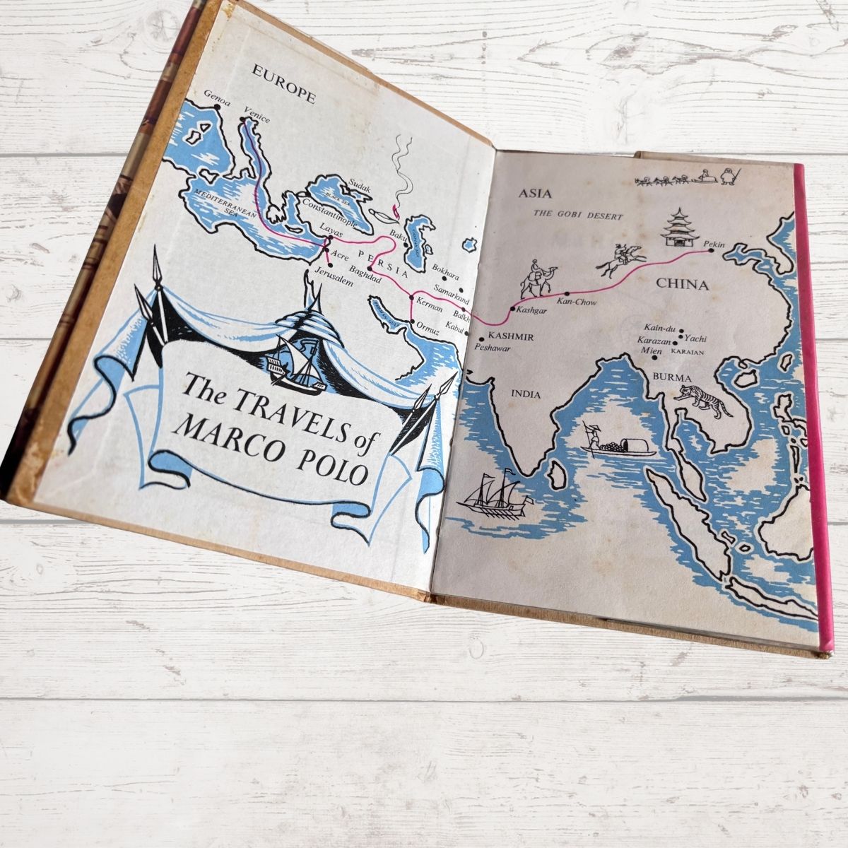 Vintage 1960s ladybird book, Marco Polo. An Adventure from History. Series 561