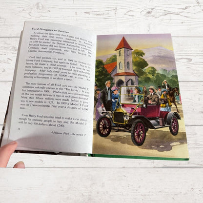 Vintage 1960s ladybird book, The Story of the Motor Car. A Ladybird Achievements Book. Series 601