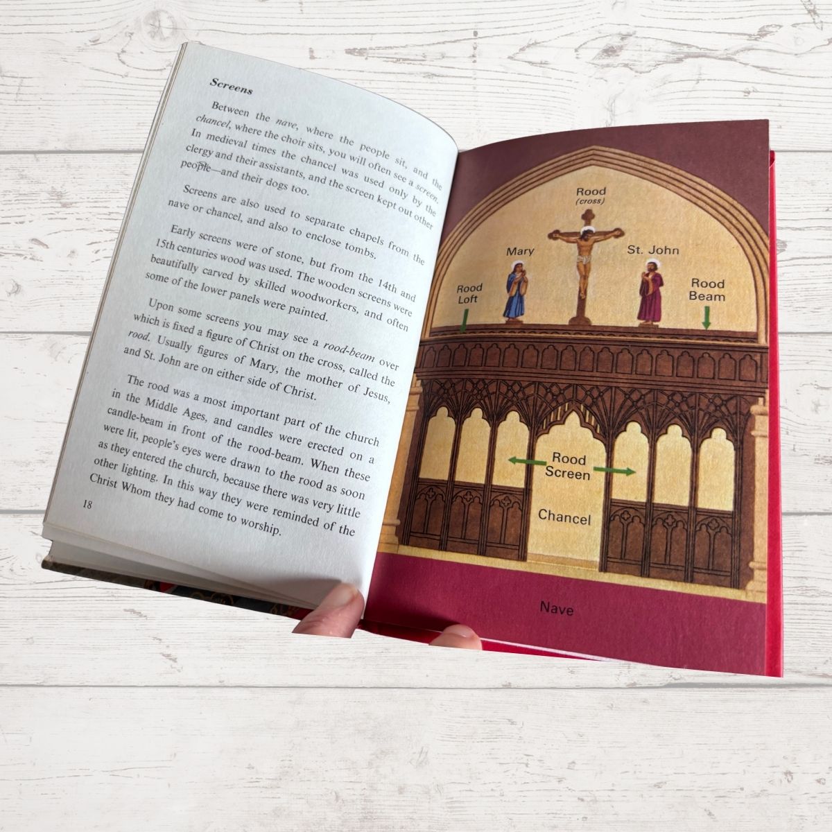 Vintage 1970s ladybird book: What to Look for Inside a Church. Series 649