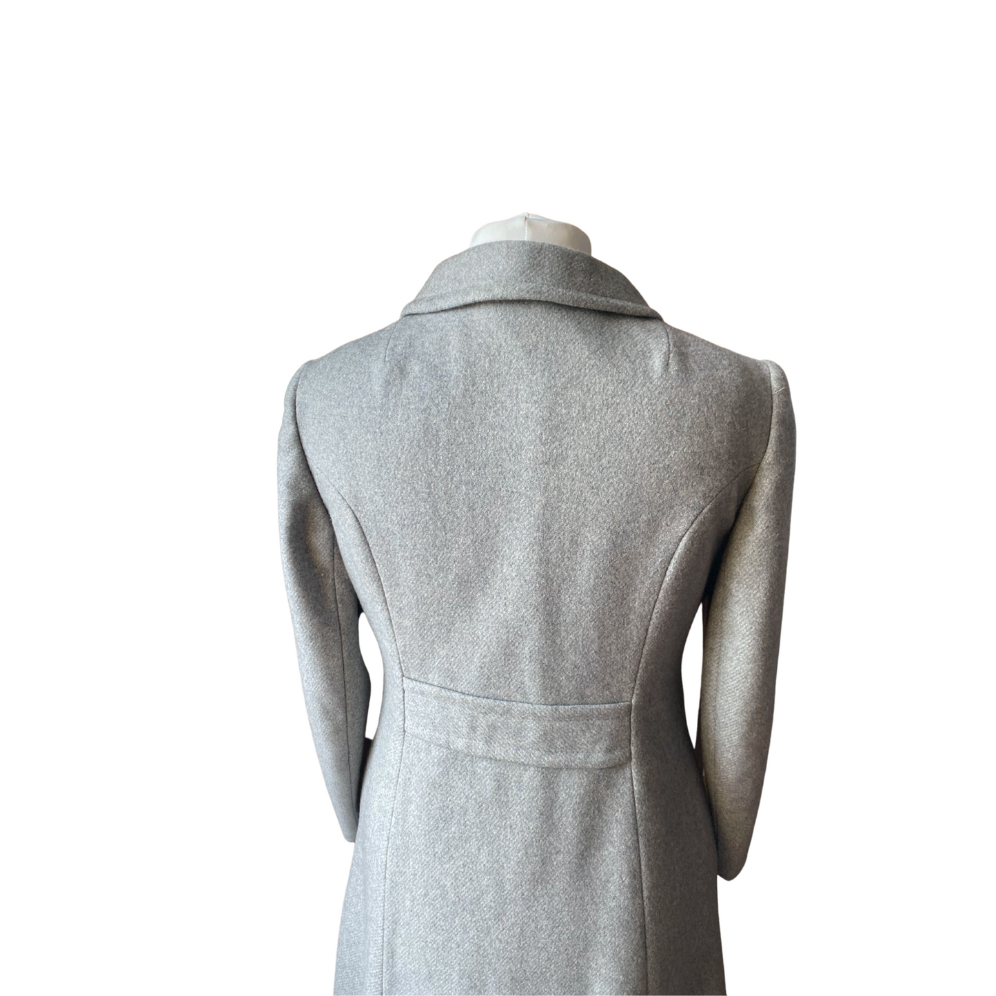 Grey wool 70s vintage coat - Lightweight yet warm winter outerwear for a comfortable experience