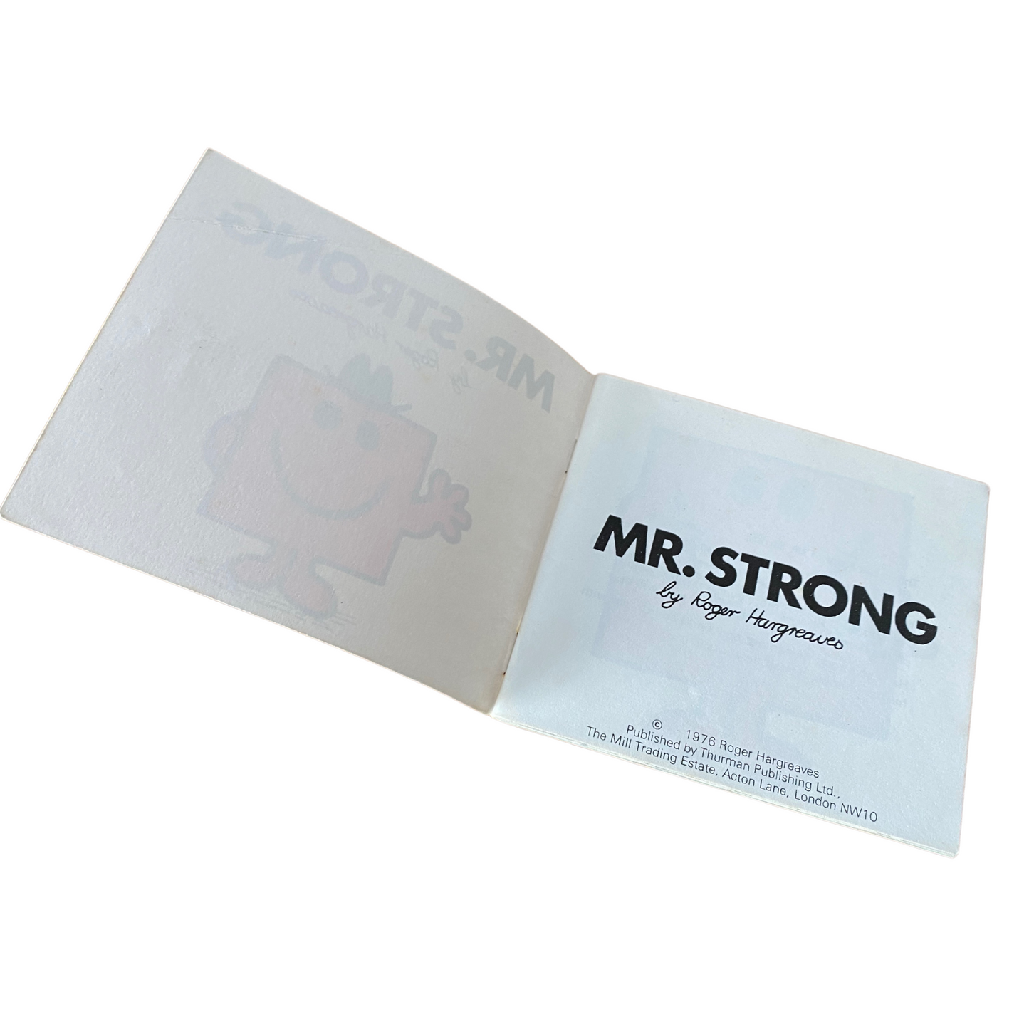 Classic Mr. Men Book -   Mr Strong  - 1970s Edition