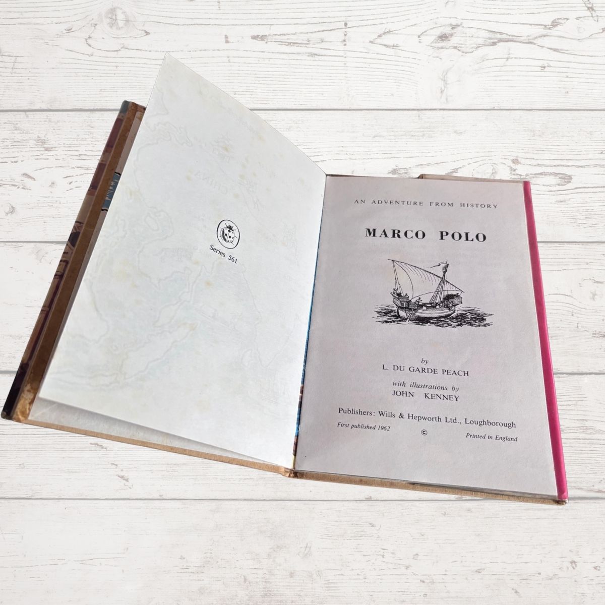 Vintage 1960s ladybird book, Marco Polo. An Adventure from History. Series 561