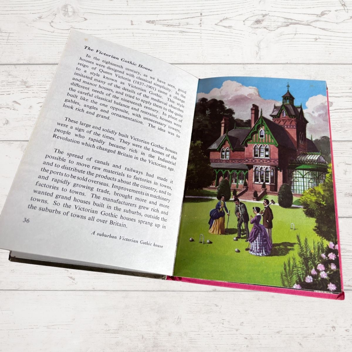 Vintage 1970s Ladybird Achievement’s Book .The Story of Houses and Homes. Series 601.