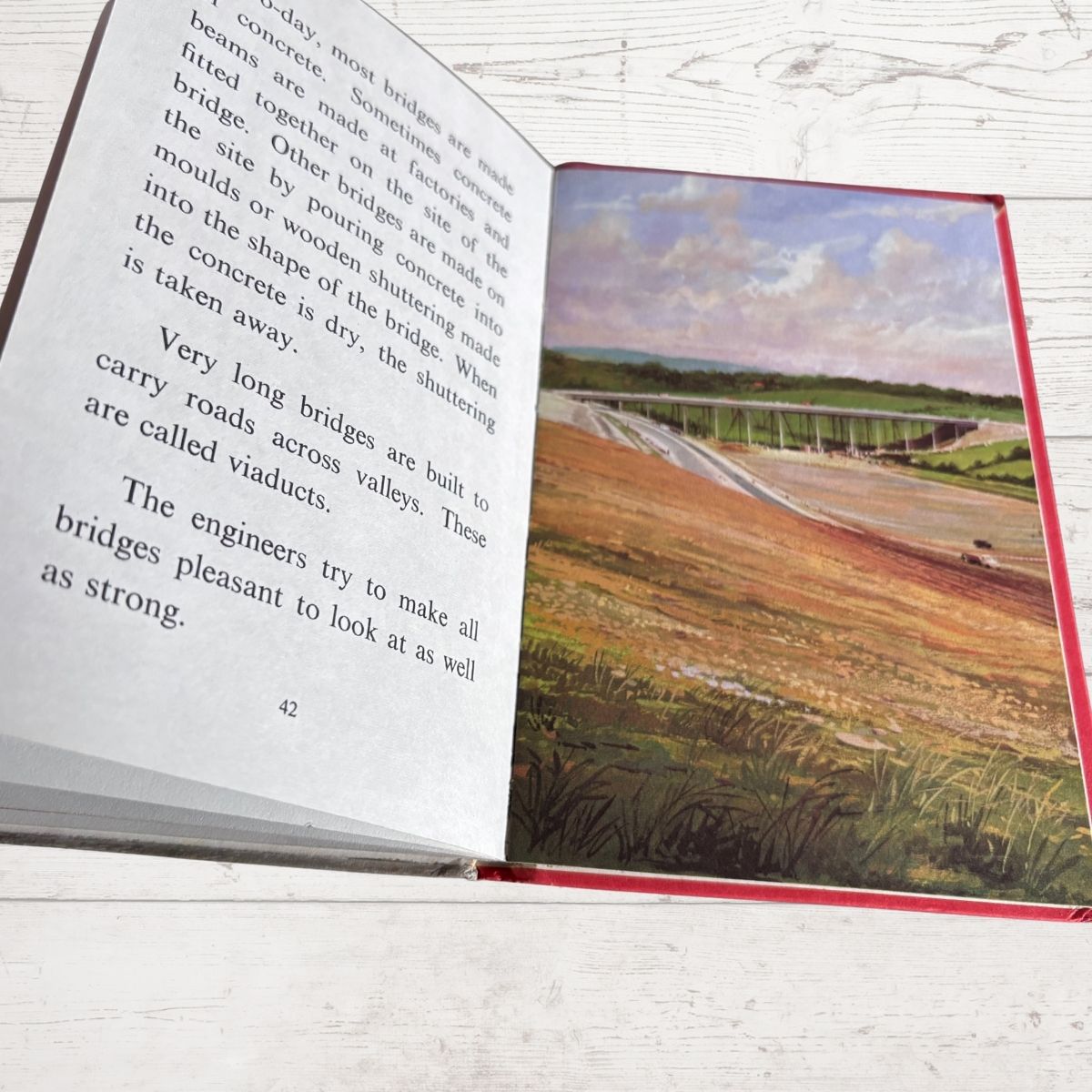 Vintage 1970s Ladybird People at Work Book. The Road Makers. Easy Reading. Series 606B