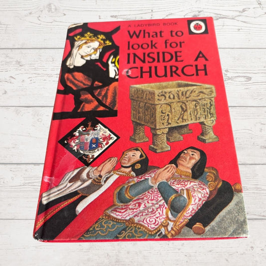 Vintage 1970s ladybird book: What to Look for Inside a Church. Series 649