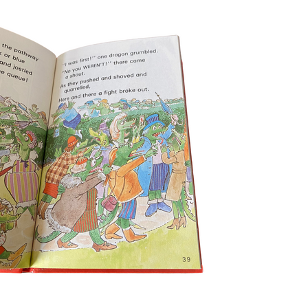 Dennis the Dragon, Dennis finds a new job, vintage ladybird book.. Great gift idea