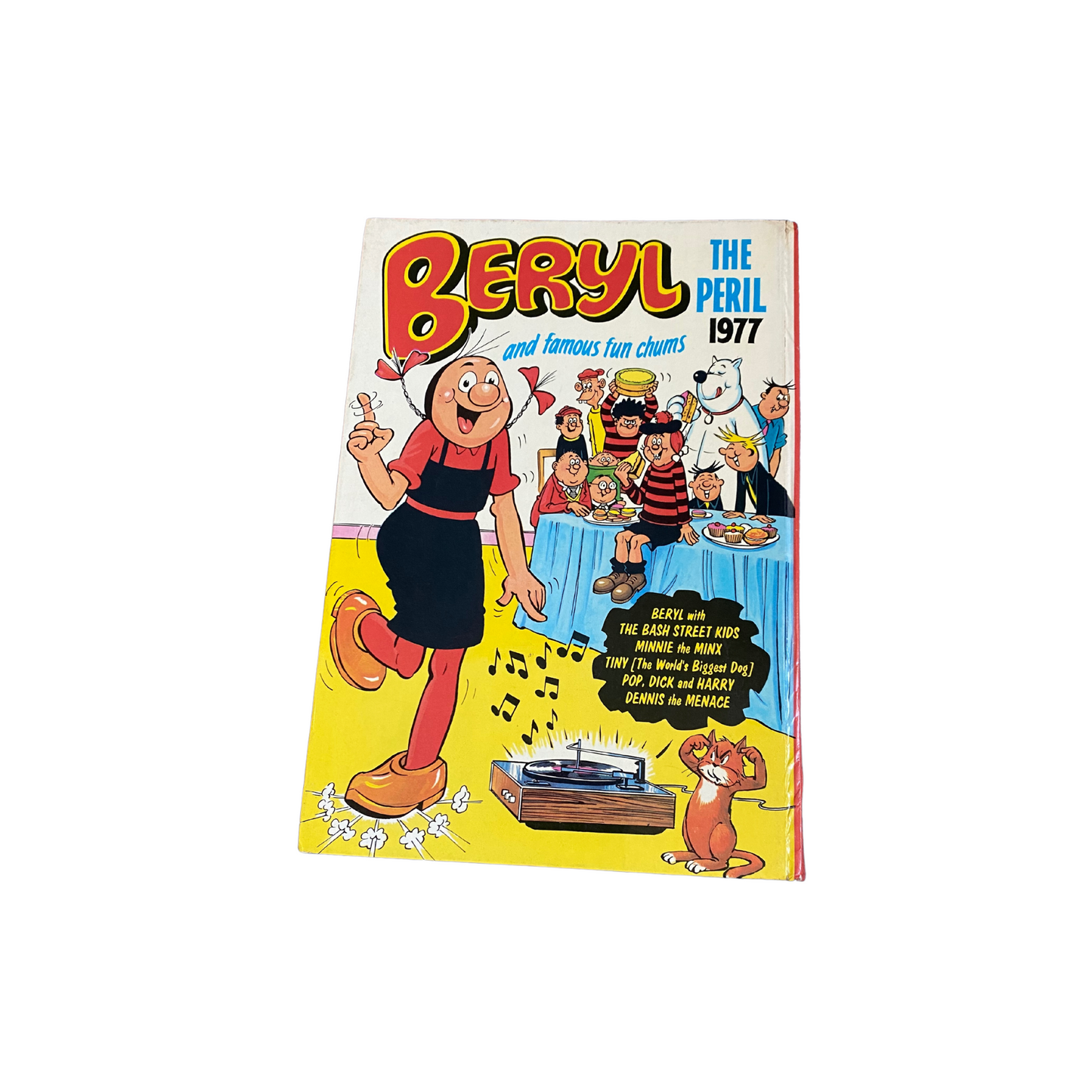 Vintage Beryl the Peril and famous fun chums annual 1977. Great nostalgic gift idea