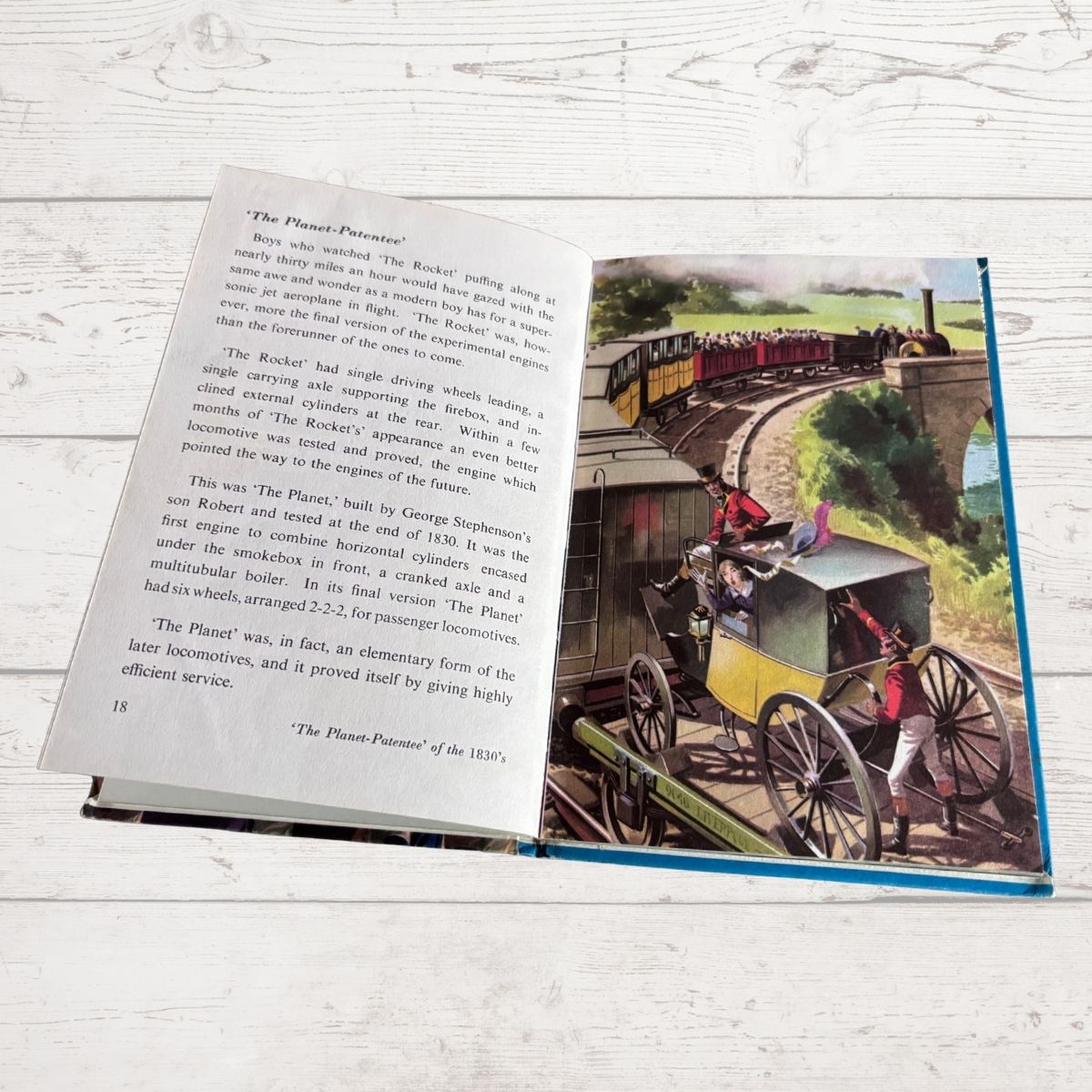 Vintage 1970s Ladybird book. The Story of Railways. A Ladybird Achievements Book. Series 601