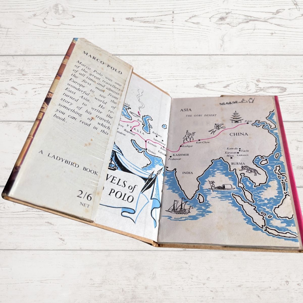 Vintage 1960s ladybird book, Marco Polo. An Adventure from History. Series 561