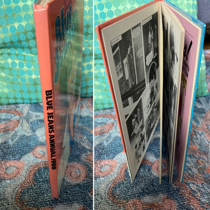 Spine close up 1980s Blue Jeans book
