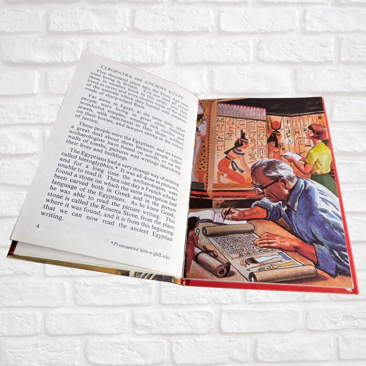 Vintage 1970s ladybird book.Cleopatra and Ancient Egypt. Adventure From History.Series 561