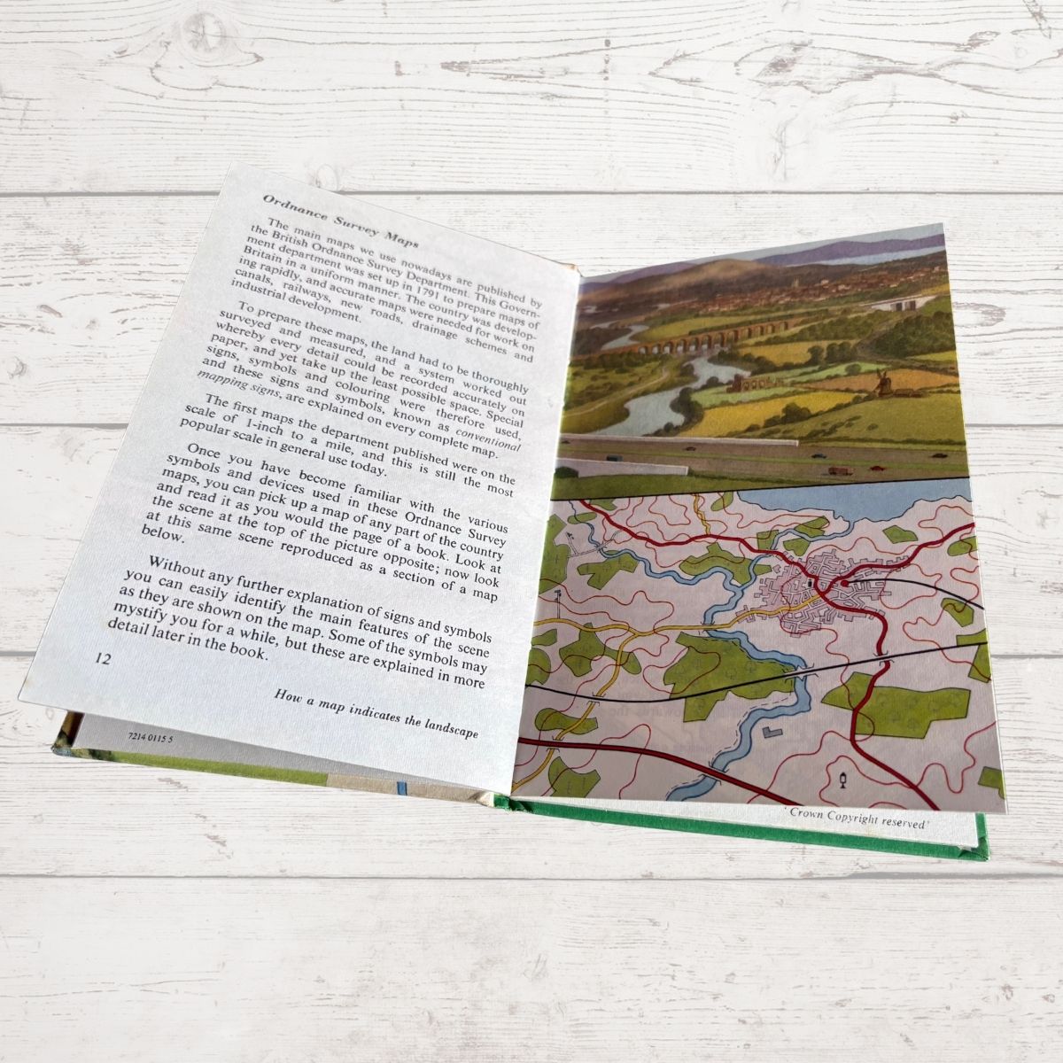 Vintage 1960s Ladybird Book. Understanding Maps. Series 671