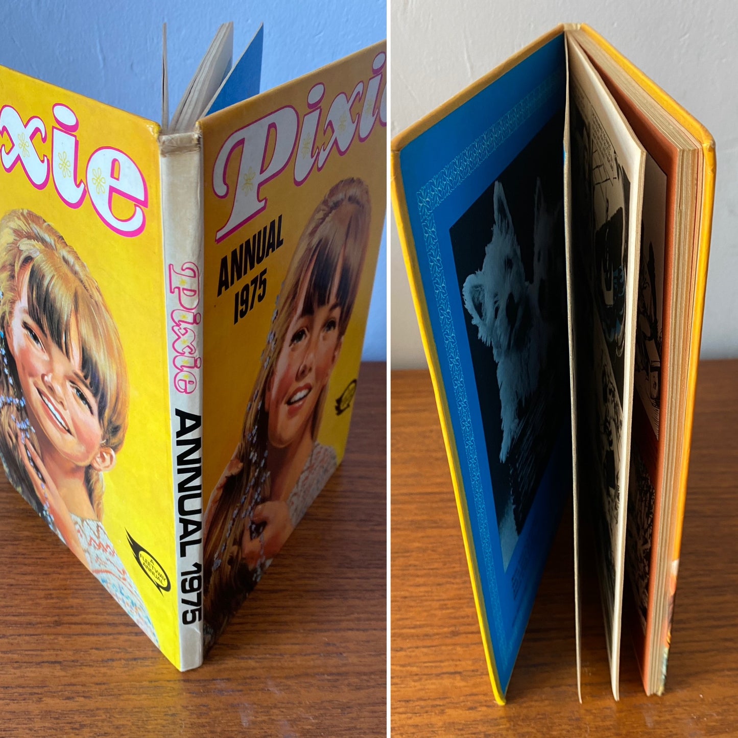 Vintage Pixie Annual 1975, full of fiction, fun, pets and puzzles. . Great gift idea