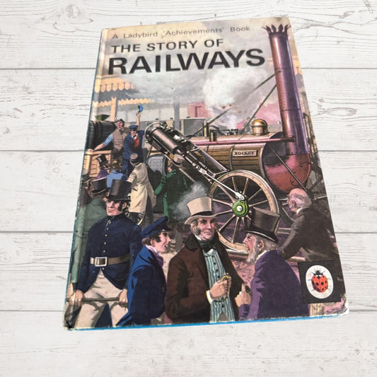 Vintage 1970s Ladybird book. The Story of Railways. A Ladybird Achievements Book. Series 601