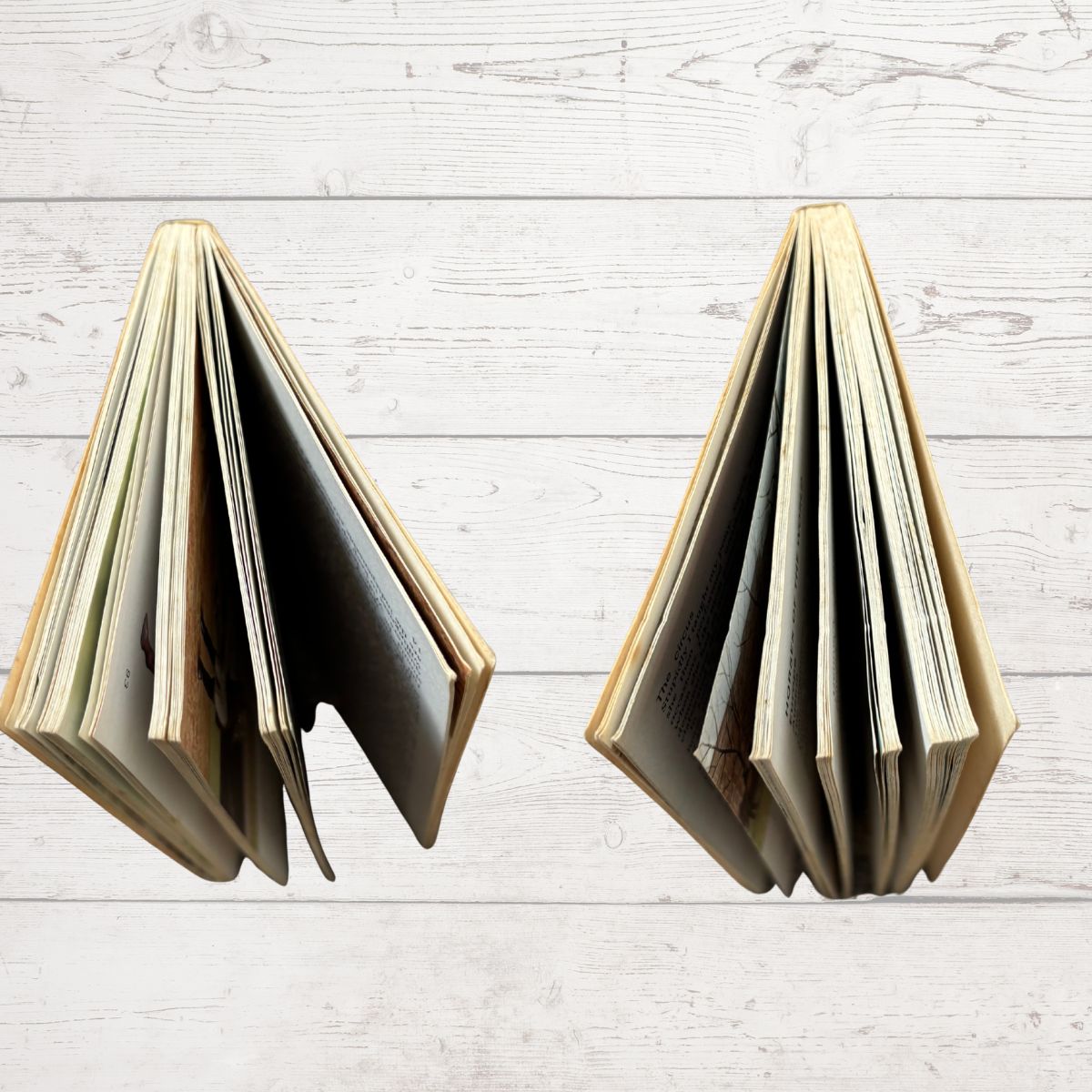 Book spine close up 