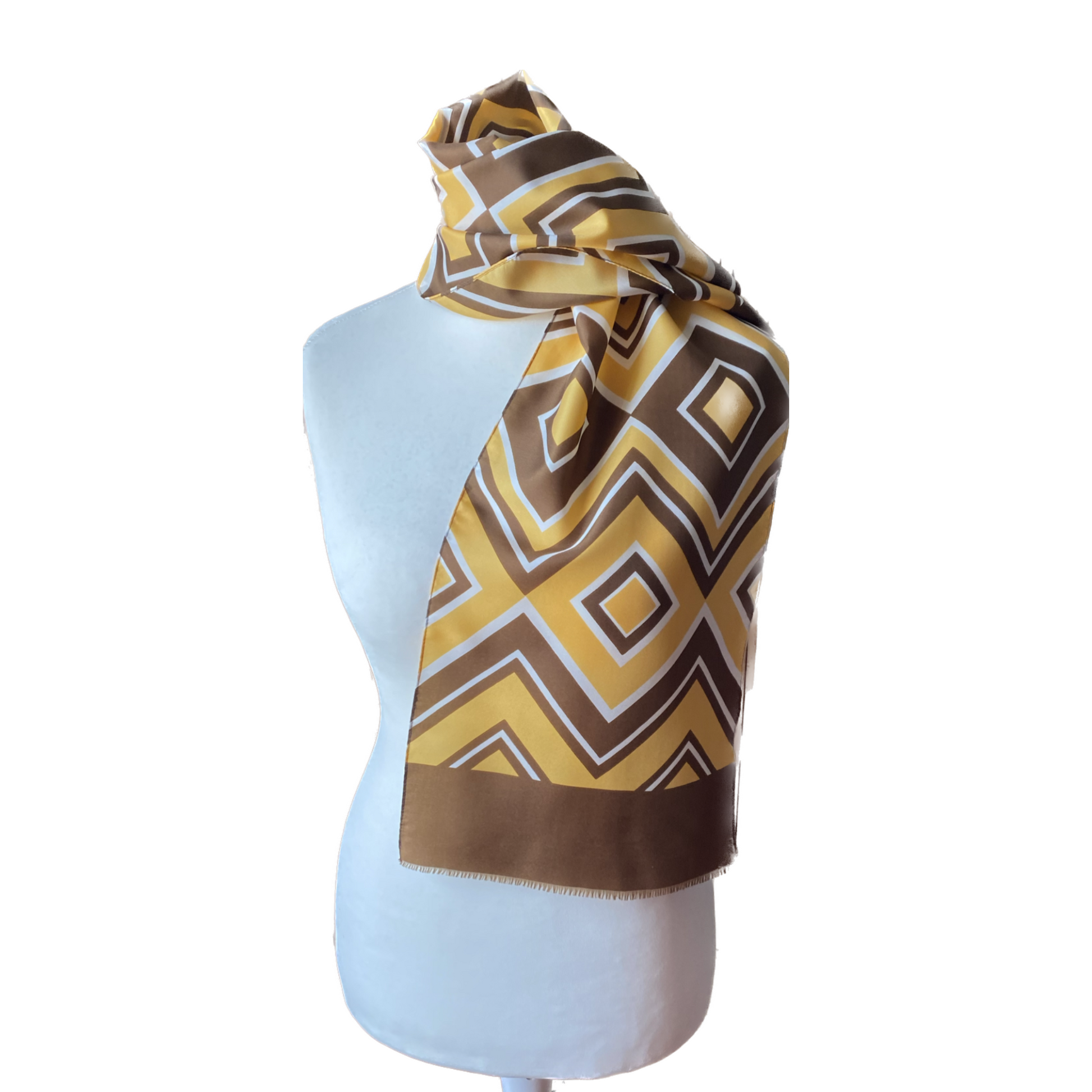 Multi-purpose vintage scarf  - Wear it in multiple ways for different occasions.