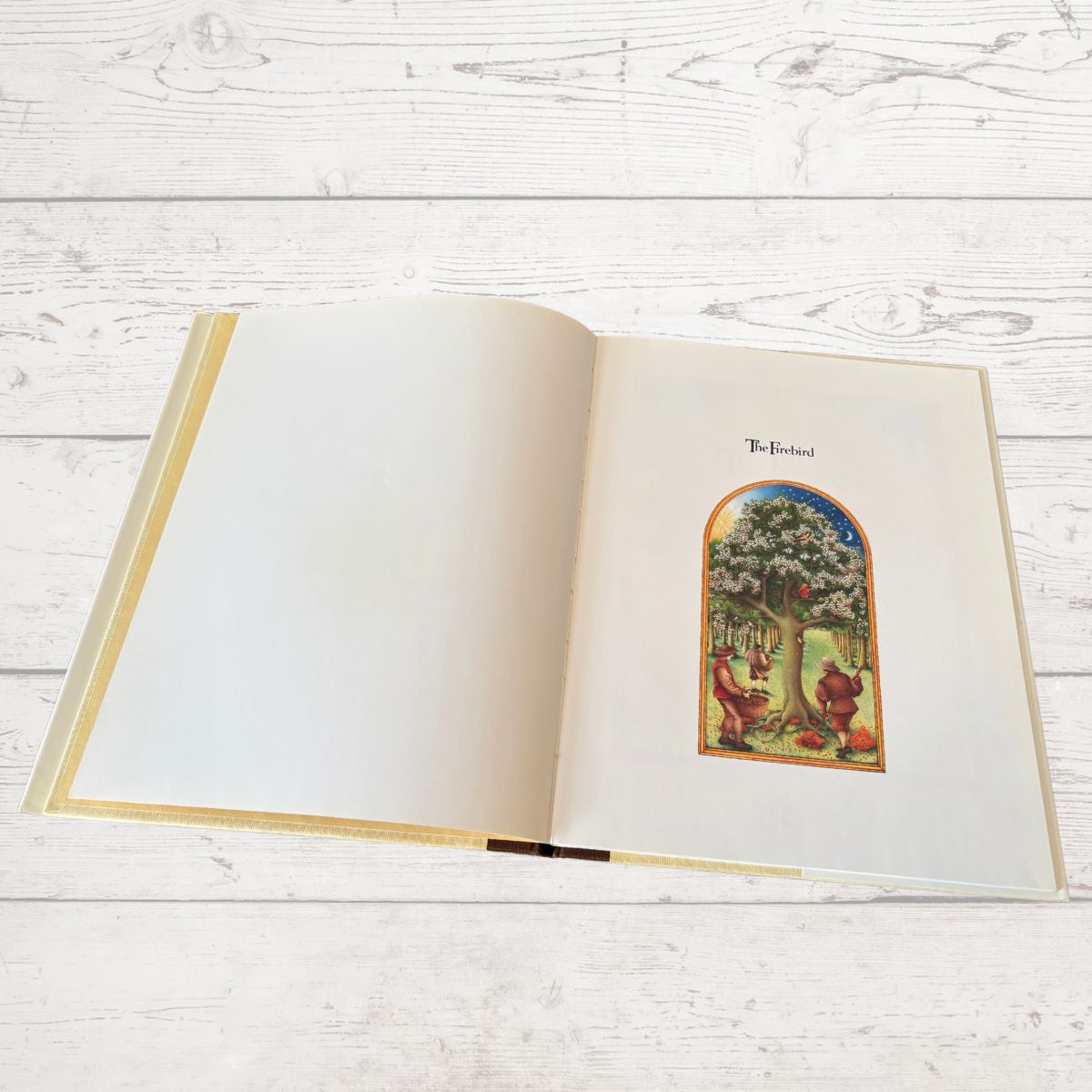 The Firebird Illustrated by Moria Kemp, 1980s Hardback Vintage Book.