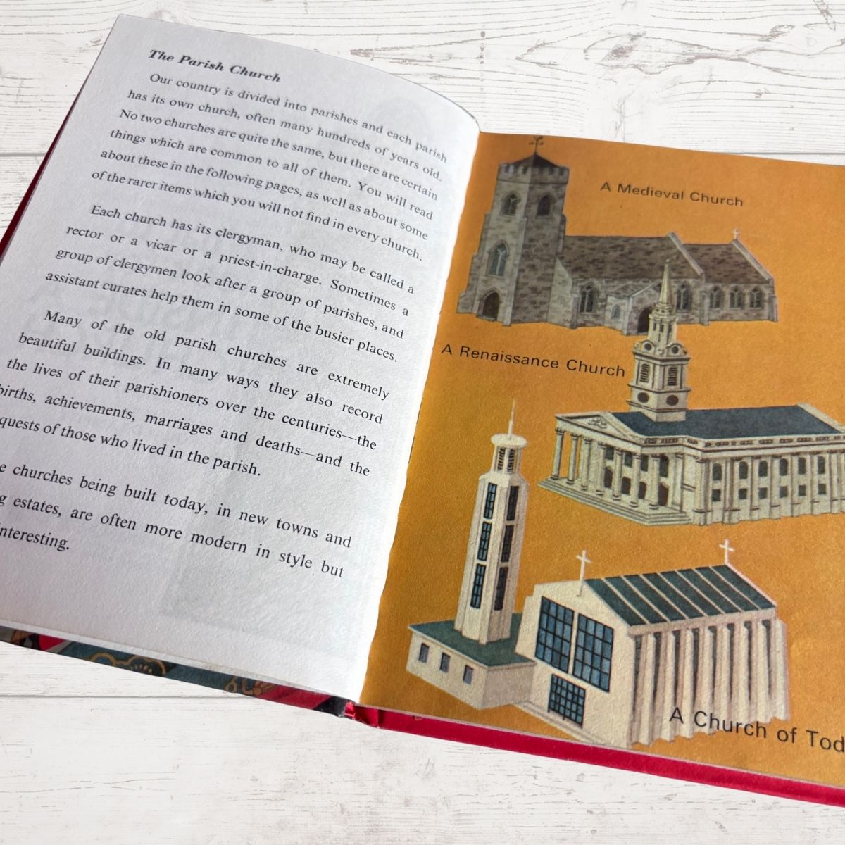 Vintage 1970s ladybird book: What to Look for Inside a Church. Series 649