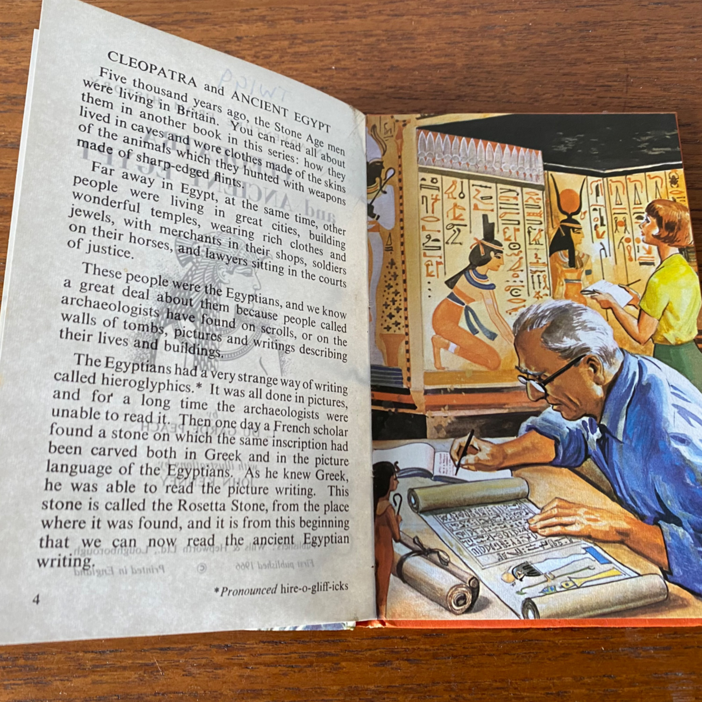Retro Ladybird Book - Cleopatra and Ancient Egypt - Series 561- Nostalgic Gift
