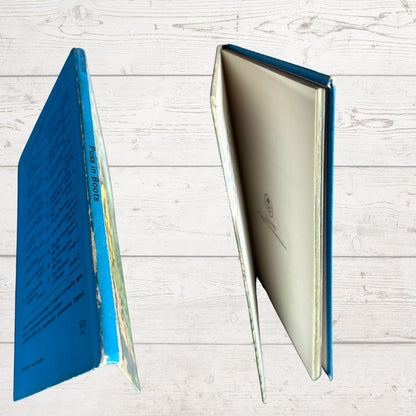 Book spine close up 