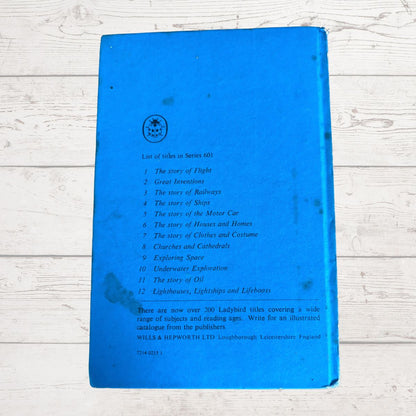 Vintage 1960s Ladybird Achievement’s Book .The Story of Lighthouses, Lightships and Lifeboats. Series 601