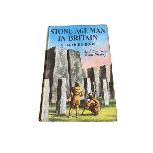 Vintage 1960s ladybird book, Stone Age Man in Britain  , An Adventure from History. Series 561. Great gift idea