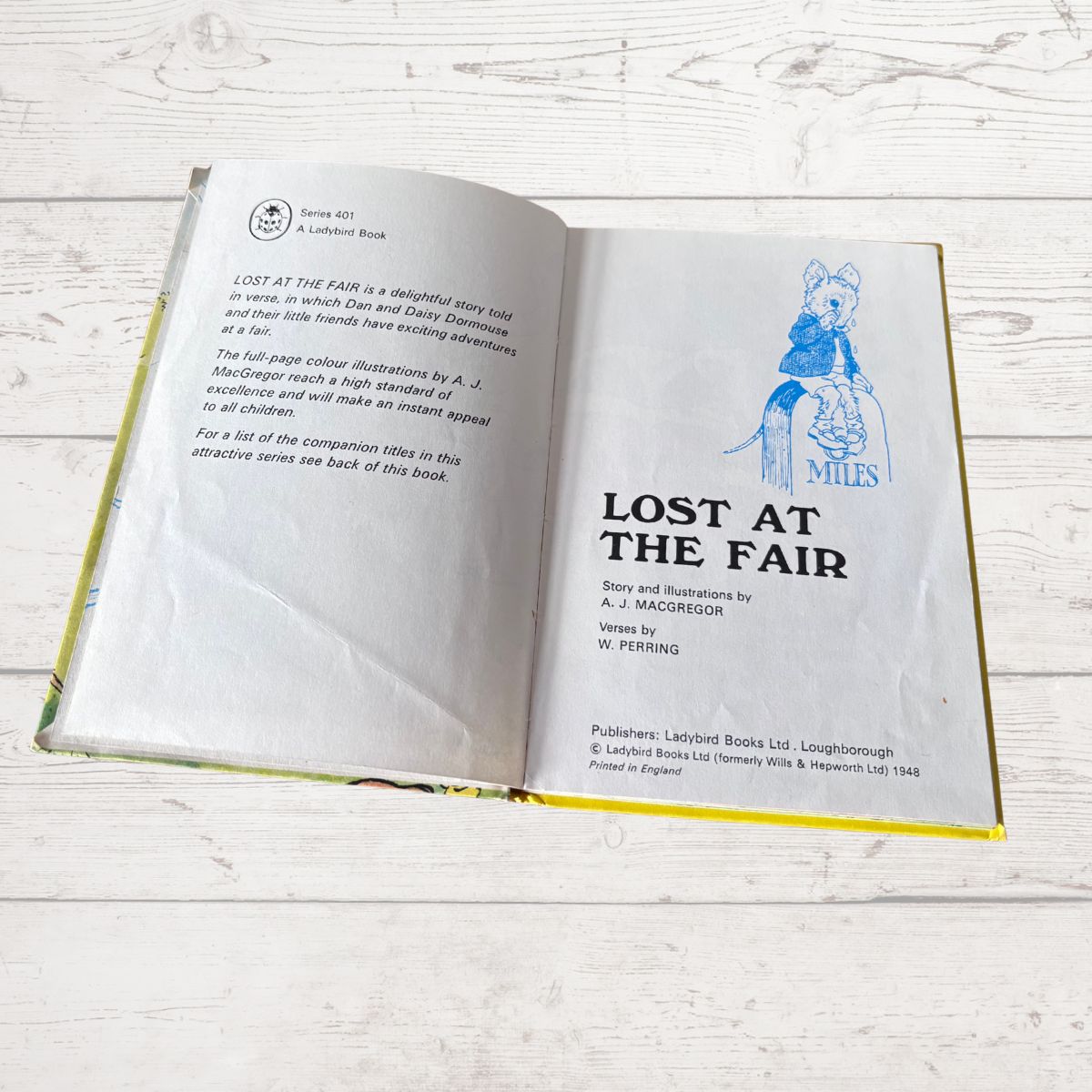 Lost at the Fair open book 