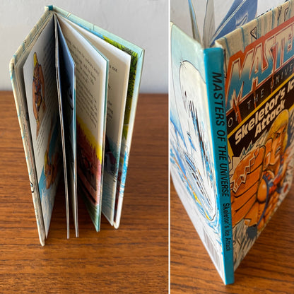 Book of vintage cartoon character he man 