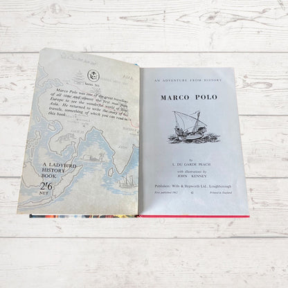 Vintage ladybird book about Marco Polo