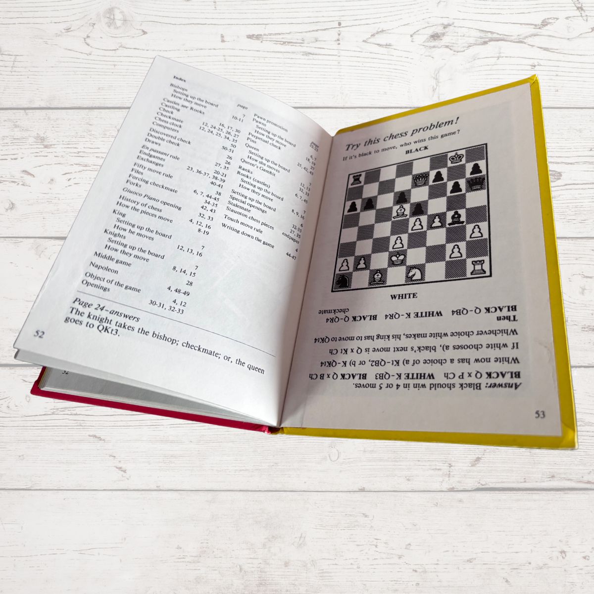 Learnabout ….. Chess. 1980s Ladybird Hobby Book